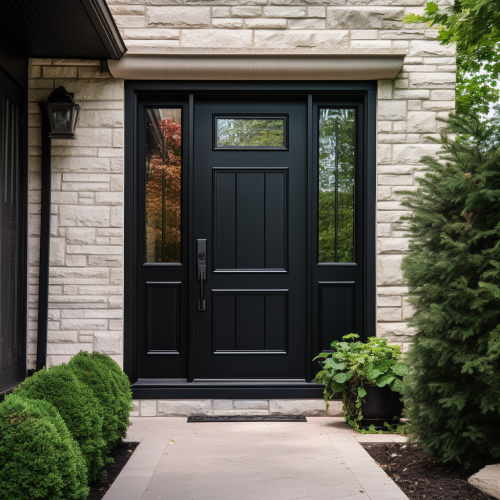 advergroup a new black door with side windows installed on a su dc51191f-41e5-46a0-a435-dba187e44ad3